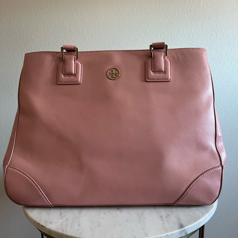 Tory Burch Robinson Leather Tote